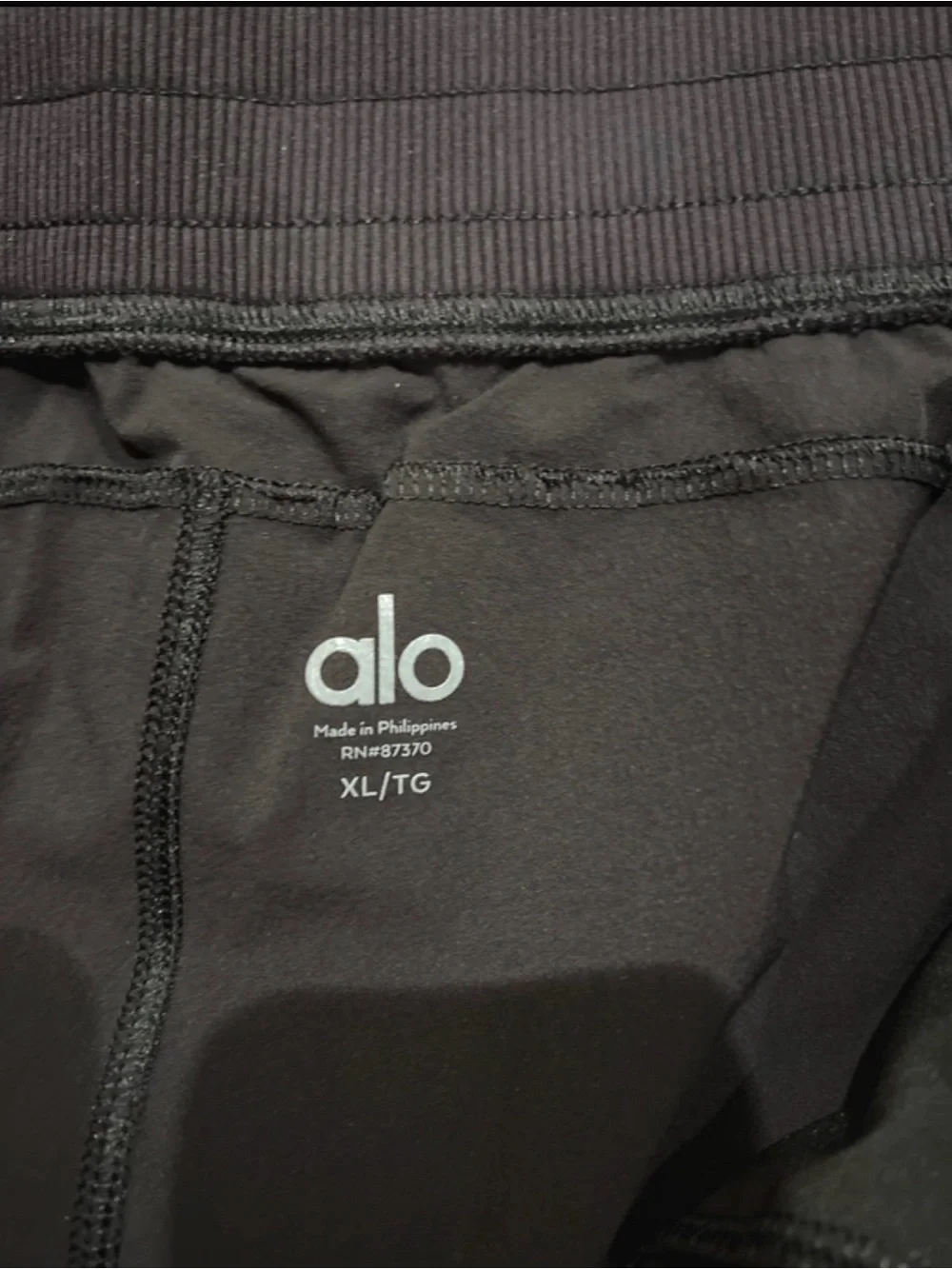 Alo Black Jogger Athletic Pants